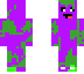 green becomes purple