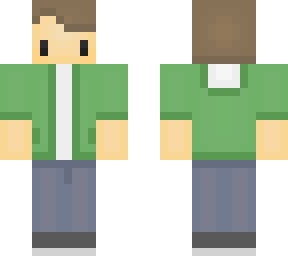green jacket man
