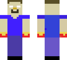 herobrine with gloves
