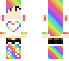 rainbow girl