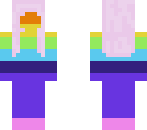 rainbow woman