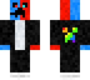 red and blue creeper