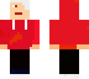 red hoodie