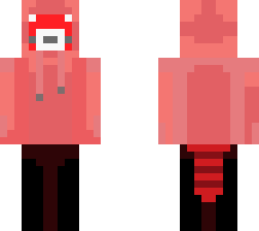 red panda with hoodie