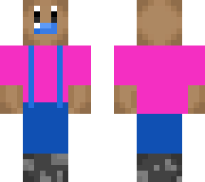 shiny diglett pink shirt and jeans