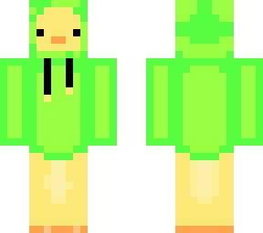 sjcheeseheads skin ( a duck w/ a neon green hoodie