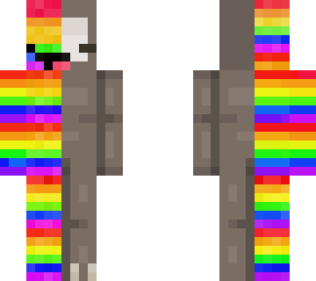 sloth and rainbow skeppy