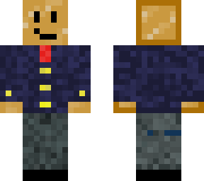 suit bread one face