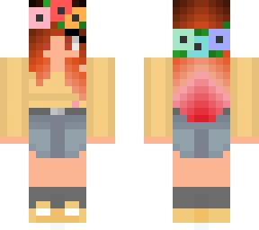 sunny girl with flower crown