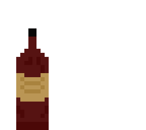 they say i could be anything so i became a wine bottle