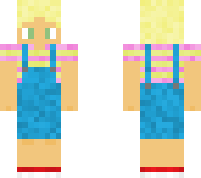 a boy in dungarees