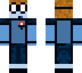 blue man