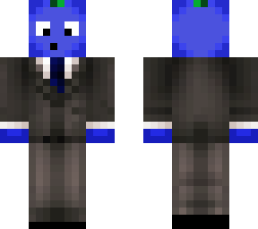blueberry in suit