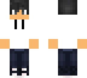 boy with white hoodie