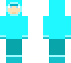 female winter explorer- blue pardka