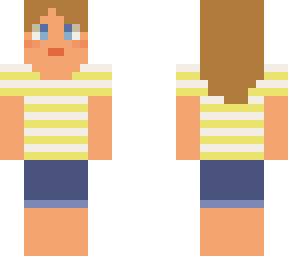 flat color girl