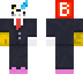 funny sans with tuxedo