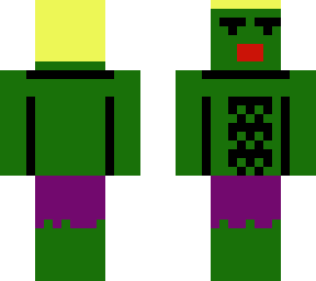 hulk with yellow hair
