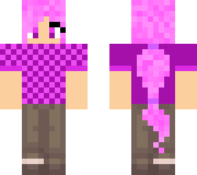 pink hair gurl for no apparent reason