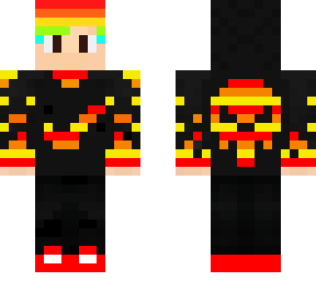 red-rainbow boy