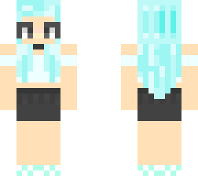 soft blue girl