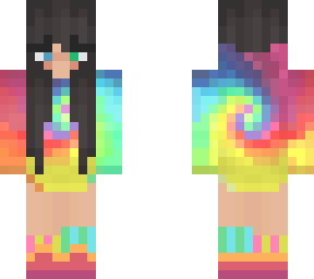 tie dye girl