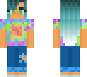 tie dye girl