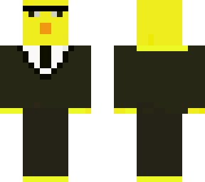 tux duck with unibrow
