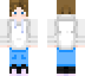 white hoodie