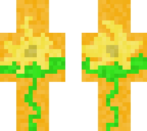 yellow flower skin