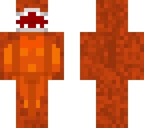 an evil lava shark