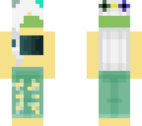 blind nature protector elf with flower crown