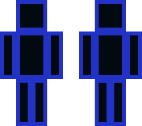 blue and black
