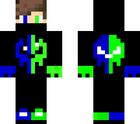 blue and green punisher$