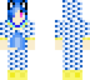 blue cat princess pj
