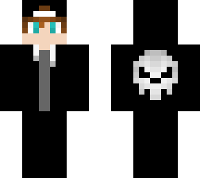 boy with skull hoodie