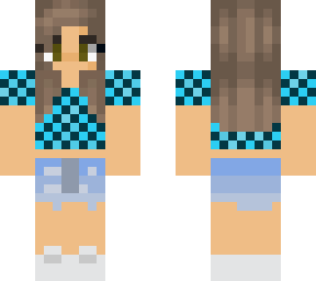 checkered shirt gamer girl