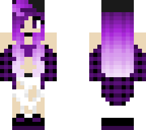 cool purple midnight,tomboy girl