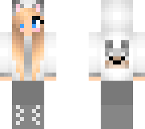 edited blonde wolf girl
