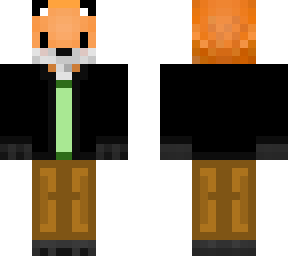 fox in clothes