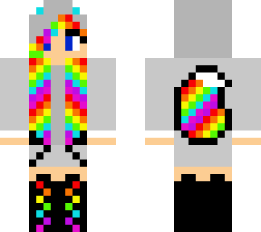 girl rainbow