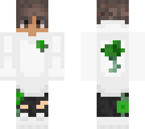 green flower - boy