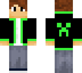 green gamer boy