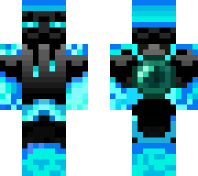 ice ender man with ice hat