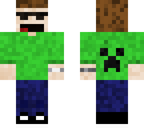 me new creeper themed male skin