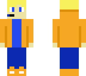 orange and blue gamer