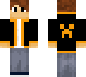 orange gamer boy