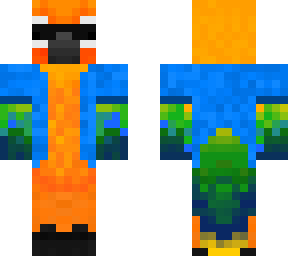 parrot with glasses