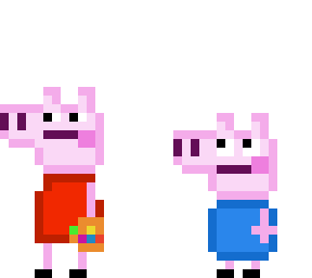 peppa and george
