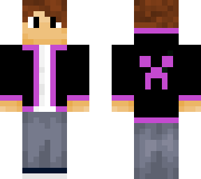 purple gamer boy
